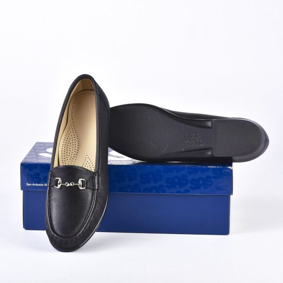 SAS Metro Loafer Tripad Comfort Foot Bed Made in USA Black LN In Box Size 8N - Picture 1 of 5